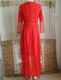 Charming new lady sexy see -through long -sleeved long -sleeved bride bridesmaid wedding evening dress dinner wine club dress
