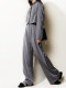 T53 can be equipped with vertical stripes European and American style leisure commute, thin short loose pilot suits suits
