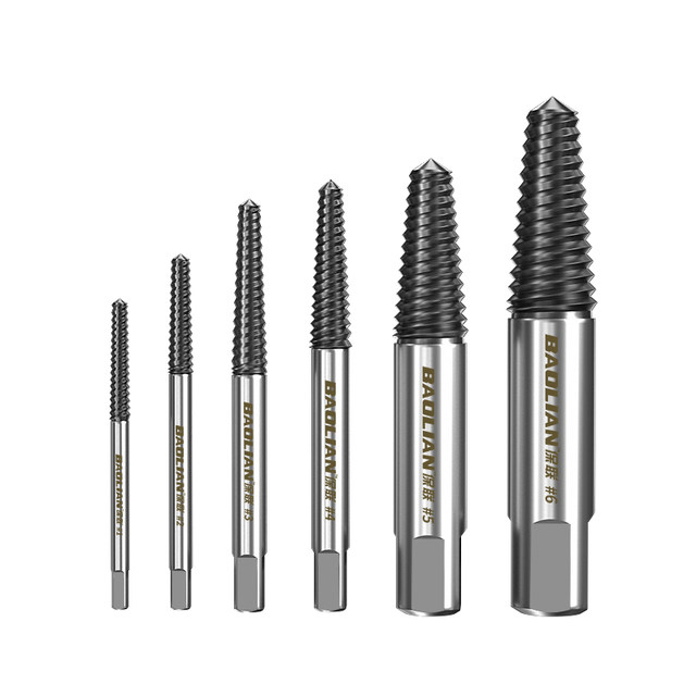 Baolian broken head screw extractor broken wire thread remover sliding ...