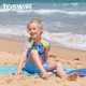 TOSWIM children's swimsuit girls boys and girls swimming in big children one-piece sun protection swimsuit
