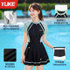 Women's 2025 new one-piece high-end girl with slightly fat meat concealed swimming pool special hot spring swimsuit