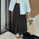 2024 early spring new style and sweet white lace skirt with big sway A-line skirt for women long cake skirt