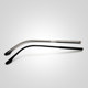 Crystal transparent metal temples glasses frames glasses frames glasses legs replacement glasses accessories pair universal transparent