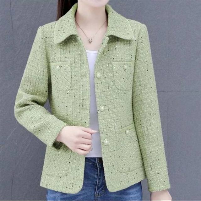 
High-end small fragrance jacket women's 2025 spring and autumn new temperament fashionable mother's wear foreign style suit top