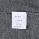 SF427 Saint Men's Cardigan Comfortable and Elastic Wool Casual Round Neck Pullover Sweater Gray
