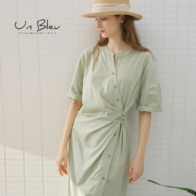 UnBleu national style dress for women in summer new Chinese style new Chinese style women's design skirt