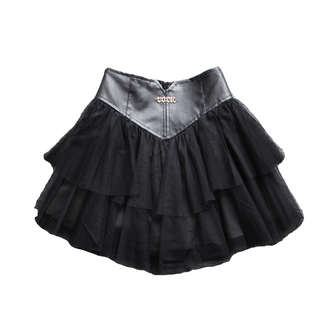 High waist gauze puffy skirt for women in spring and autumn hot girls dance skirt a line cake skirt anti-exposure short skirt skirt skirt