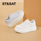 Saturday thick-soled white shoes 2025 new women's Korean style versatile and fashionable casual sports shoes comfortable and fashionable