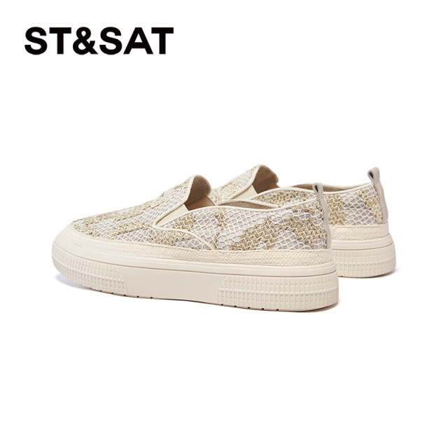 Saturday Fisherman Shoes 2025 Spring New Slip-On Mesh Breathable Outdoor Commuting Women's Shoes SSD1111009
