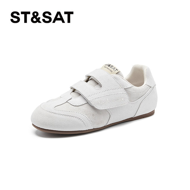 Saturday retro genius training shoes for women 2025 new spring color ballet style fashion flat shoes casual shoes for women
