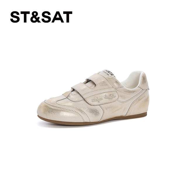 Saturday retro genius training shoes for women 2025 new spring color ballet style fashion flat shoes casual shoes for women
