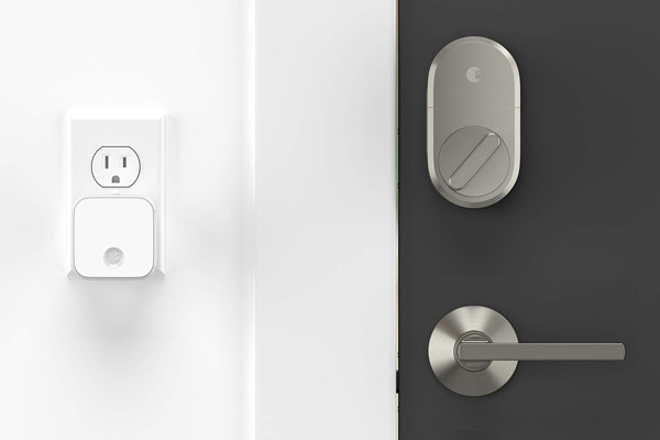 August SmartLock+Connect Smart Door Lock Google home stainless steel Alexa voice lock
