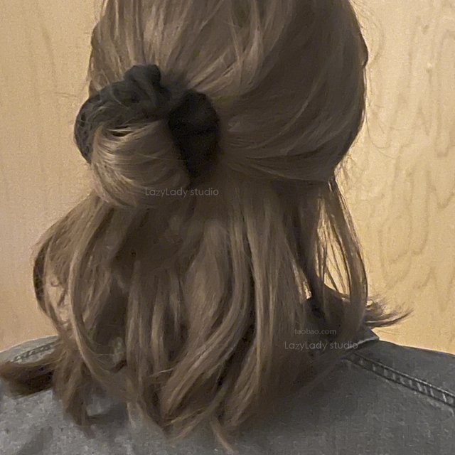 
Regular size, daily versatile basic knitted small intestine loops, fat intestine loops, woolen threaded hair rope, headband, hair tie for women