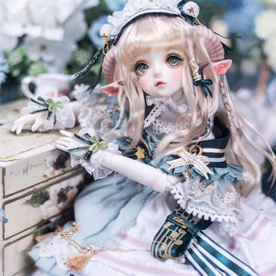 taobao agent [GEM wig] 4 sleeping dreams make Opora wig light golden color three braids long hair long hair long milk silk BJD