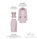 Designer Design Poem 22 Autumn and Winter Lace-edged Slit Mid-Skirt Pencil Skirt