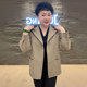 2025 Spring New Fashionable Loose Comfortable Top Large Size Mom's Casual Short Trench Coat Jacket