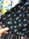Sweet floral skirt for women 2025 new summer texture splicing printed A-line large hem skirt midi skirt