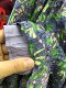 Purple floral chiffon skirt for women in summer flowing long skirt for slim A-line mid-length pleated print skirt
