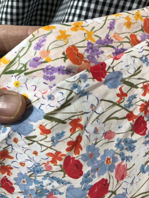 Pastoral style small floral skirt literary and artistic style sweet age-reducing outfit pocket loose slim print midi skirt