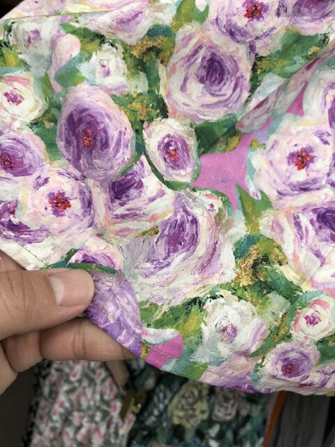 Summer age-reducing oil painting style floral elastic waist spliced ​​tutu skirt for women, colorful printed A-line umbrella skirt, mid-length