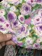 Summer age-reducing oil painting style floral elastic waist spliced ​​tutu skirt for women, colorful printed A-line umbrella skirt, mid-length