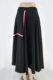 New!Falun INA Asymmetric contrasting color striped color block college style women's spring and autumn big hem skirt long skirt FRBS6615