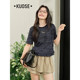 Wide color khaki skirt pants loose casual pants for women 2025 spring and summer new autumn small person high waist shorts