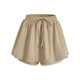 Wide color khaki skirt pants loose casual pants for women 2025 spring and summer new autumn small person high waist shorts