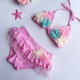 Two -piece children's swimsuit girl split girl princess skirt swimming clothes baby baby baby Bikini swimsuit