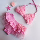 Two -piece children's swimsuit girl split girl princess skirt swimming clothes baby baby baby Bikini swimsuit