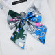 Agricultural Bank of China tie head flower women scarf flower hair clip top clip bow red blue summer bow tie
