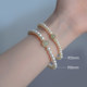 Pearl Bracelet Women's East China Sea Crystal Agate Jade Scattered Beads Necklace Clearwater Hotan Jade Real Freshwater Pearl Bracelet
