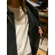 NAZ's new large size winter new mid-length double-sided leather collar fur all-in-one fat mm plush women's jacket