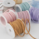 2.6mm Korean velvet leather rope double-sided suede rope handmade DIY cake bouquet packaging thin ribbon simulated velvet belt