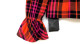 New Fairyfair counter genuine rose red orange plaid stand collar ruffled bow cotton high-end shirt