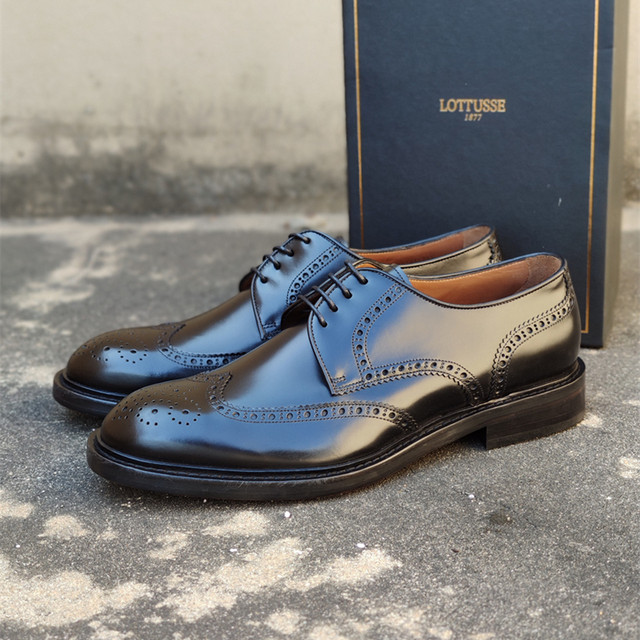 LOTTUSSE Scarpe formali da uomo L6724 NEGRO
