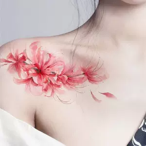 彼岸花纹身刺青 新人首单立减十元 22年8月 淘宝海外