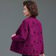 Mother's spring, autumn and winter pure cotton thin cotton clothespin cotton jacket short 2025 new middle-aged and elderly large size women's tops