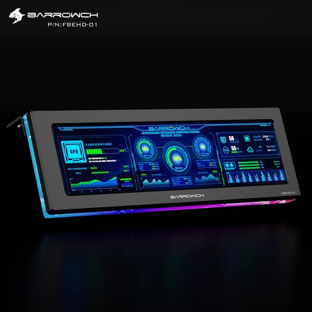 Barrowch external expansion display 8.8-inch high-resolution LCD ...