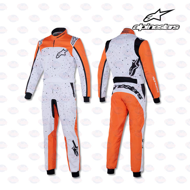 2025 A-Star Kart Racing Suit Alpinestars KMX9 Graphic V3 FIA8877 Certification