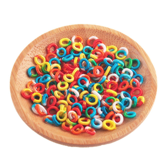 6mm colorful coil DIY hand-woven garland loop winding wire for bracelet lanyard partition ring partition bead accessories