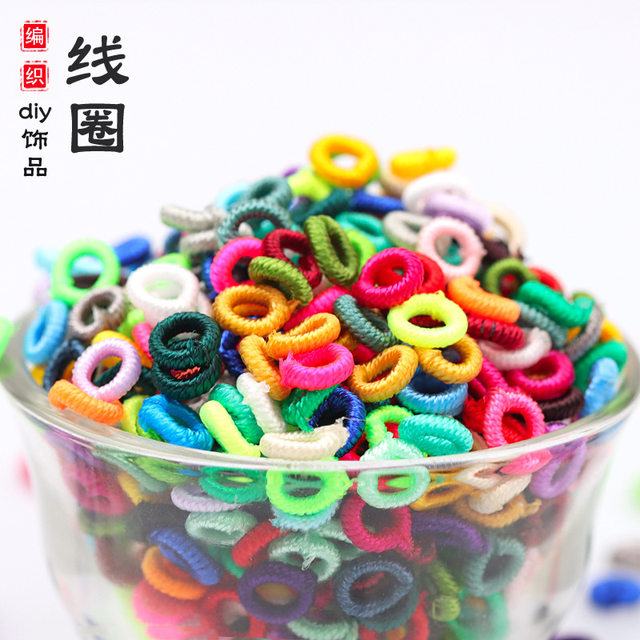 6mm colorful coil DIY hand-woven garland loop winding wire for bracelet lanyard partition ring partition bead accessories