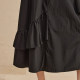Broadcasting asymmetric ruffled skirt female 2024 spring new large lower sway A -line long skirt DDR2BD5605
