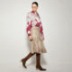 Boxing Shopping Mall same black label series retro old skirt for women 24 spring and autumn A-line skirt BDR3BD2313
