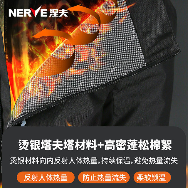 NERVE Nev motorcycle riding pants quick-release quick-release autumn and winter windproof, warm, waterproof, cold-proof and fall-proof for men and women