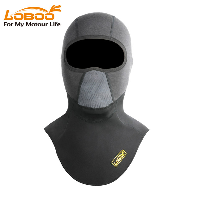 LOBOO radish motorcycle riding hood black warrior motorcycle helmet lined windproof summer breathable four seasons winter
