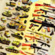 Boys and children's stickers military guns, weapons, aircraft, tanks, three-dimensional bubble stickers, baby puzzle toy paste art
