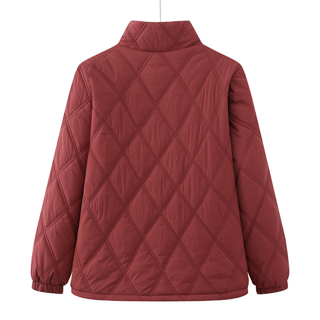 Plus velvet and thickened mother's cotton coat autumn and winter new casual loose cotton jacket middle-aged and elderly fashion warm cotton coat