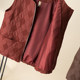 New spring and autumn clothing sleeveless loose casual vest top middle-aged and elderly mothers fashionable horse clip women's meat cover vest
