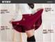 Large size fat MM anti -free light skirt blue skirt summer skirt summer dance puff puff skirt skirt high waist pleated skirt